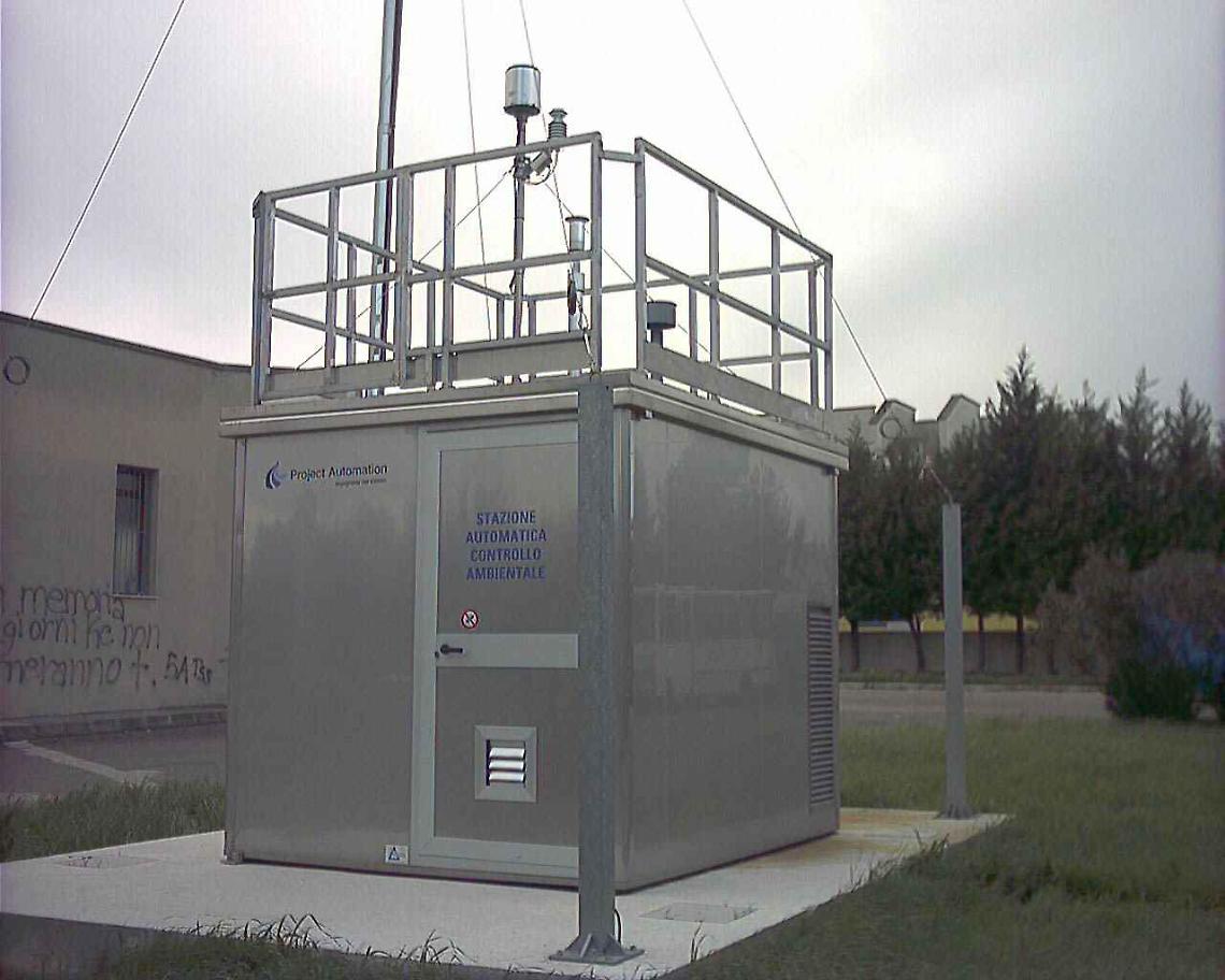 Una centralina per il rilevamento della qualità dell'aria