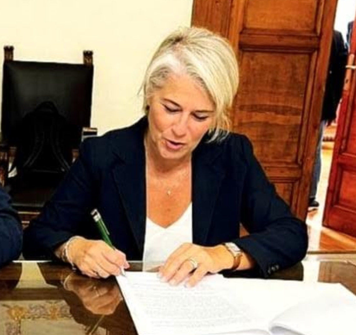 La firma del commissario della Zes Ionica Floriana Gallucci