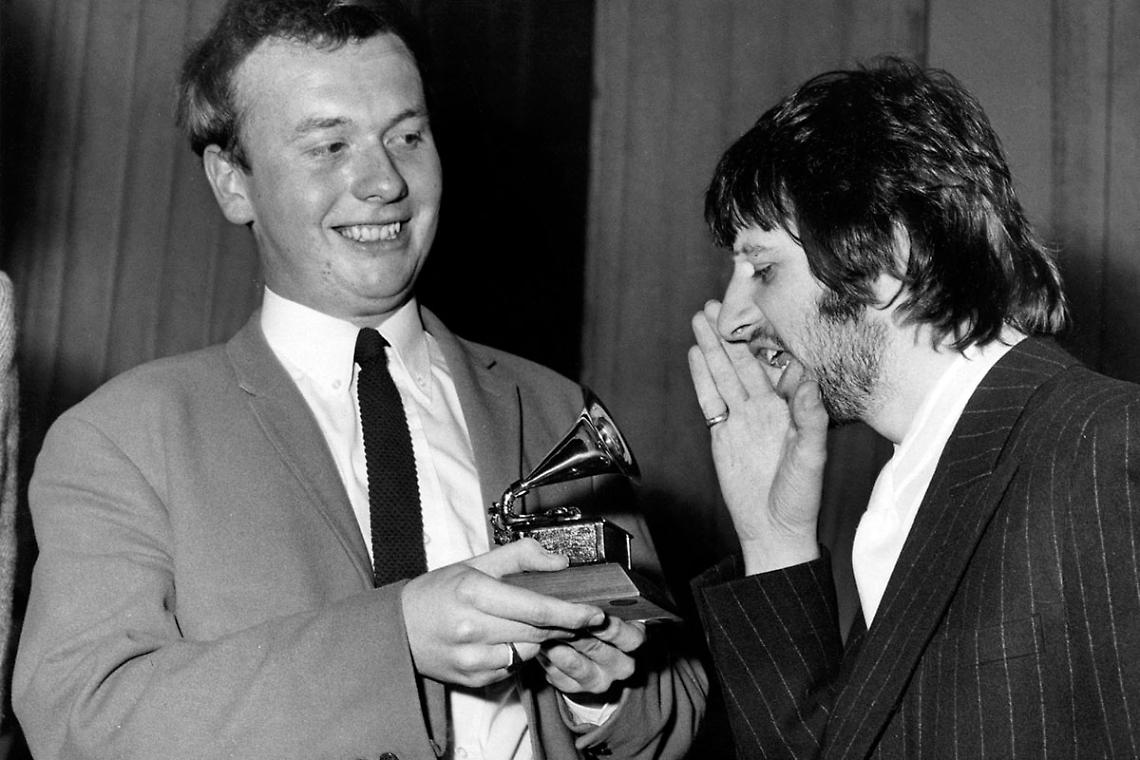 Geoff Emerick con Ringo Starr