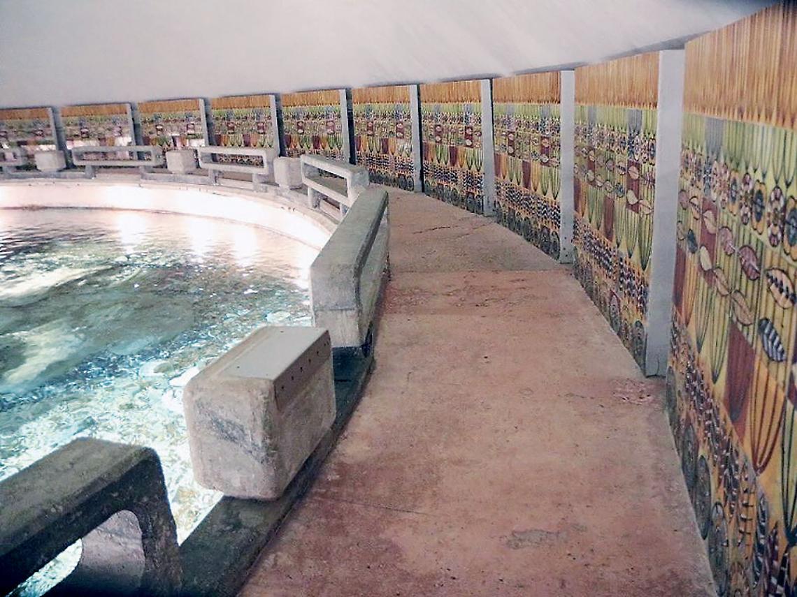 Una sorgente d'acqua