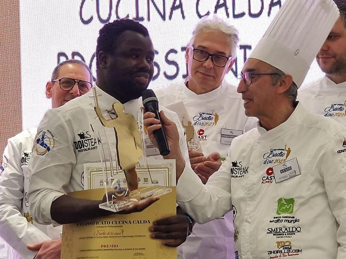 Ibrahima Sawaneh vince l'Eraclio d'Oro 2023