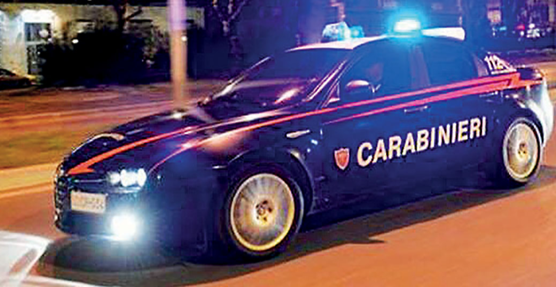 Una gazzella dei carabinieri