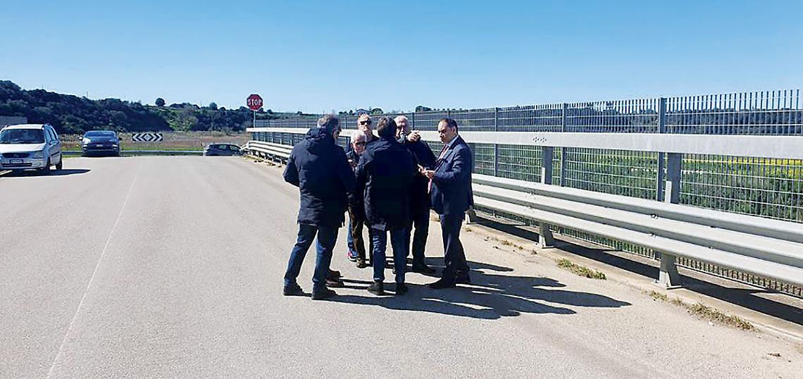 S.P. “12” e “14”, sopralluogo di Melucci