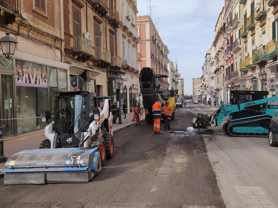 Lavori in via Anfiteatro