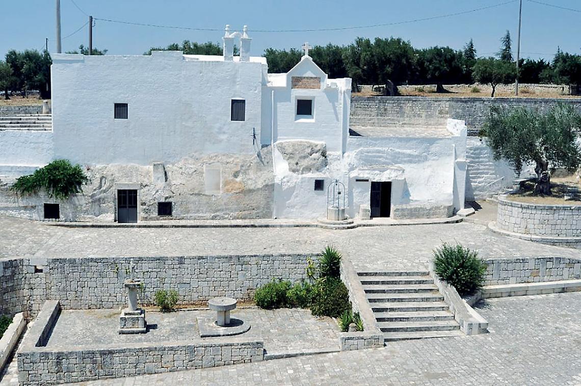 Il Santuario Madonna abbasce (foto tratta dal sito web da Mottola in lungo e in largoVisit Mottola)