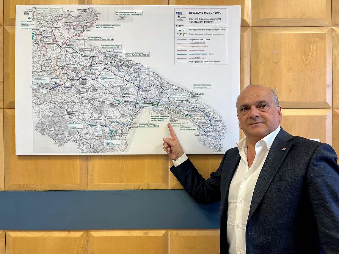 Il consigliere d’amministrazione Aqp Lucio Lonoce