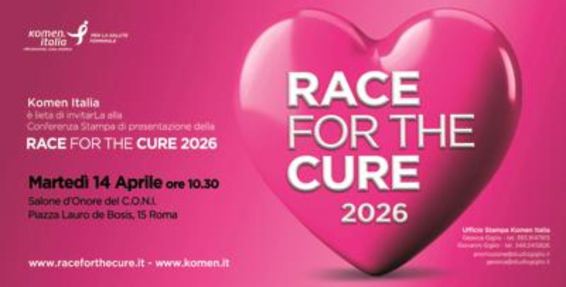 Roma si tinge di rosa, dal 7 al 10 maggio torna la Race for the Cure