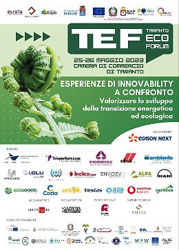 Tutto pronto per la prima edizione di "Taranto Eco Forum TEF"