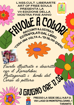 "Favole a colori": piccoli artisti in mostra