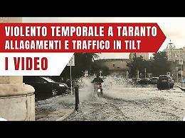Violento temporale a Taranto