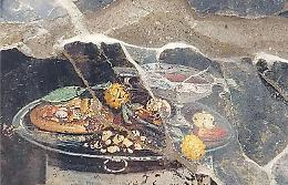 Quella pizza su un affresco rinvenuto a Pompei