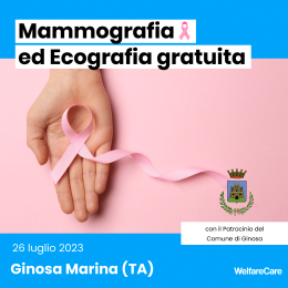 Prevenzione del carcinoma al seno, screening gratuito per le giovani donne