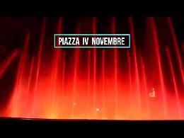 Tutto pronto per lo spettacolo delle Fontane danzanti Dominici's 
