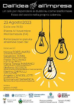 Dall’idea all’impresa, un talk per capire come trasformare un sogno in impresa reale
