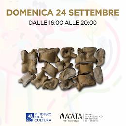 Giornate Europee del Patrimonio al Museo Archeologico Nazionale di Taranto 
