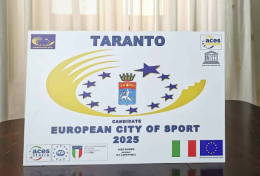 «Taranto scelta come Città Europea dello Sport»