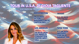 Parte il tour in America dell'artista tarantina Gioia Tagliente