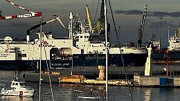 San Cataldo accoglie la nave Geo Barents di Medici Senza Frontiere. Il video
