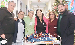 La Befana nel reparto di Oncoematologia pediatrica del SS. Annunziata di Taranto