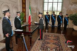 Carabinieri, la cerimonia di giuramento di 67 vicebrigadieri