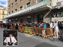 In fila per l'autografo di Kid Yugi