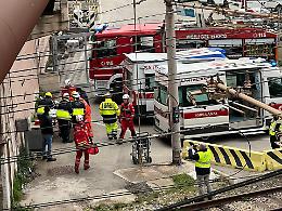 Deraglia un treno alla stazione di Taranto, ma è una esercitazione