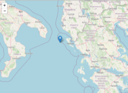 Scossa di terremoto all'alba nello Jonio tra Grecia e Puglia