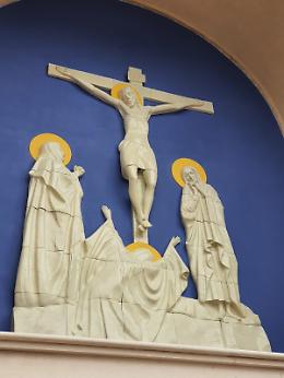 Cristo in  Croce  "Il Calvario", tutto pronto per l'inaugurazione
