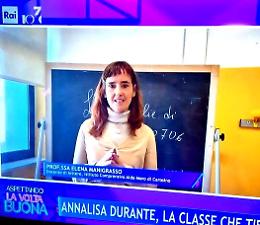 Su Rai Uno l’impegno civico di una classe di Carosino