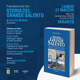 “Storia del Grande Salento”: incontro con l'autore  Lino De Matteis