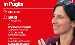 Elly Schlein a Bari e Lecce per la chiusura della campagna elettorale per le amministrative e le europee