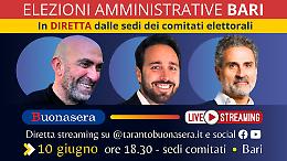 Segui la diretta streaming da Bari. La corsa per l’elezione del nuovo sindaco
