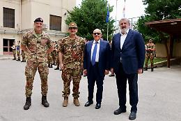 Il Governatore Emiliano e il Generale Figliuolo nella sala operativa che veglierà sul G7. Le foto
