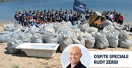 I volontari di Plastic Free Onlus ripuliranno la spiaggia di "Pane e Pomodoro" con Rudy Zerbi