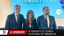 A Taranto il corso di laurea in Farmacia. Le interviste