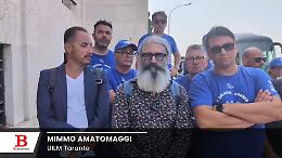 Hiab, il giorno della protesta a Bari: braccio di ferro, ma si apre uno spiraglio