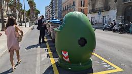 Le nuove postazioni di cassonetti per la raccolta stradale dei rifiuti per la Città Vecchia di Bari
