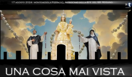 Spettacolare videomapping per la Madonna del Rosario