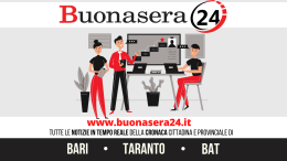 Con Buonasera24 diventa più ricca la nostra informazione
