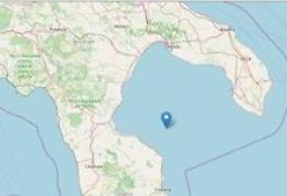 Terremoto nel Golfo di Taranto, violenta scossa alle 14.47