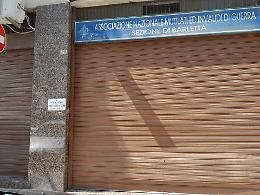 Atto vandalico contro la sede di Barletta dell'Associazione Nazionale fra Mutilati ed Invalidi di Guerra 