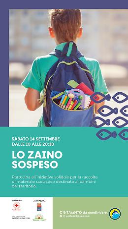 Ritorna lo "zaino sospeso": come e quando donare