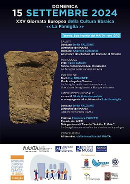 Torna al MArTA la "Giornata Europea della Cultura Ebraica"