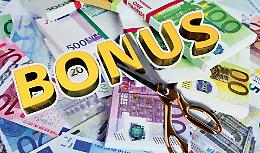 Il Governo: È finita la stagione dei bonus fiscali