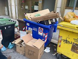 Elevate 3 sanzioni a negozi per mancato rispetto delle modalità di conferimento del cartone