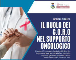 Un C.O.R.O. per i pazienti oncologici