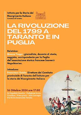 "La Rivoluzione del 1799 a Taranto e in Puglia"