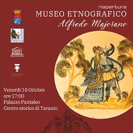 Riapre il Museo Etnografico Majorano