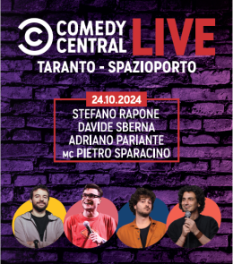 “Comedy central live”: a Spazioporto nuovi spettacoli di stand-up comedy