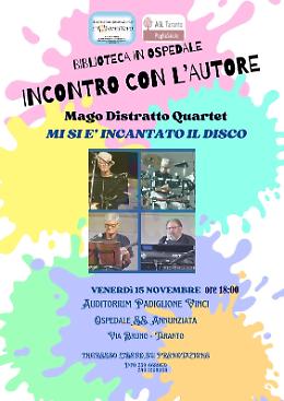  “Mi si è incantato il disco”: spettacolo di teatro e musica al Padiglione Vinci